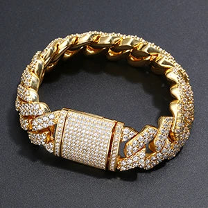 Chunky Cuban Link CZ Bracelet