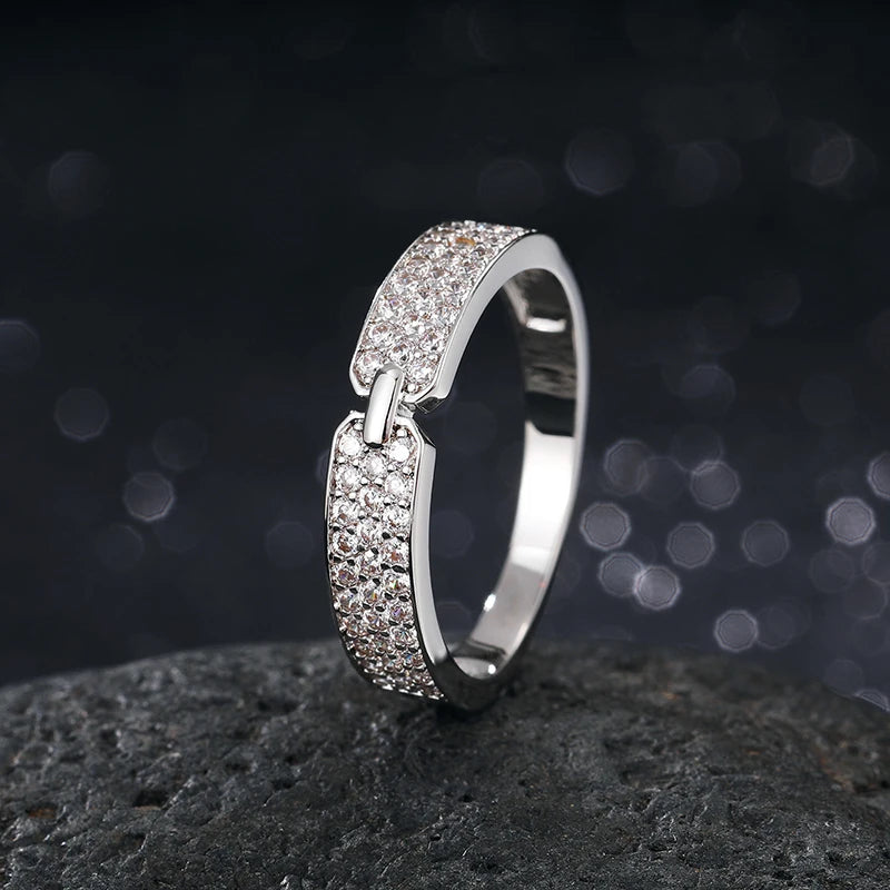 CZ Bling Round Ring