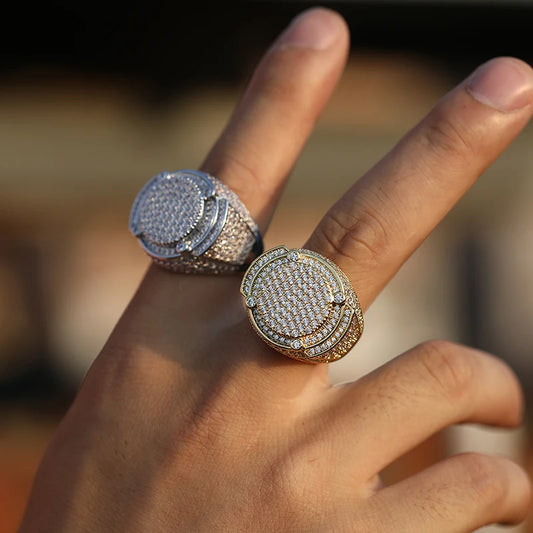 CZ Iced Out Finger Ring