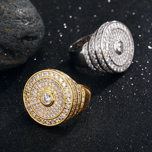 Micro Pave CZ Iced Out Ring