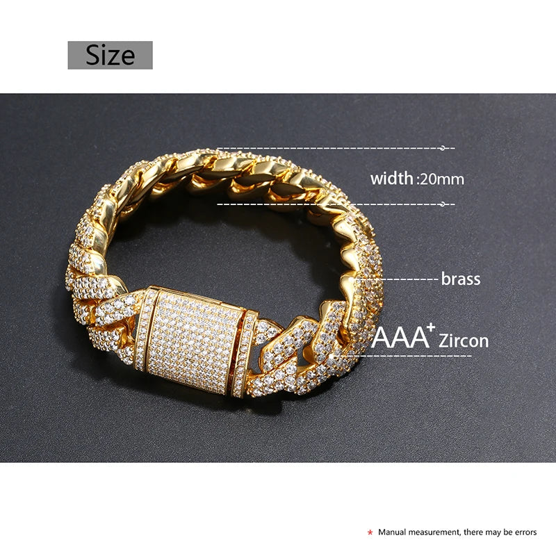 Chunky Cuban Link CZ Bracelet