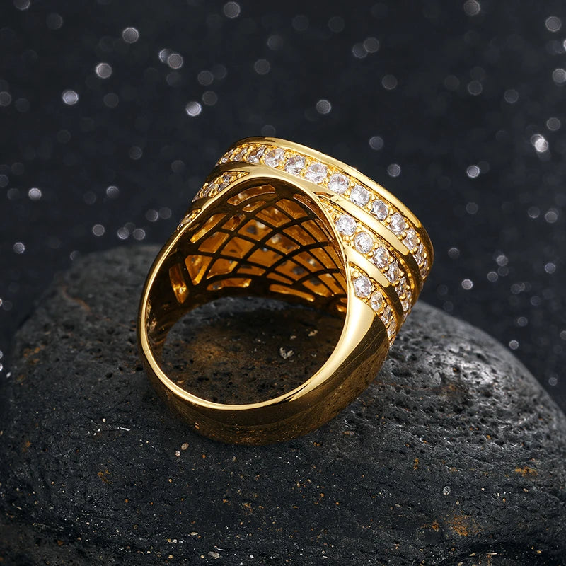 Micro Pave CZ Iced Out Ring