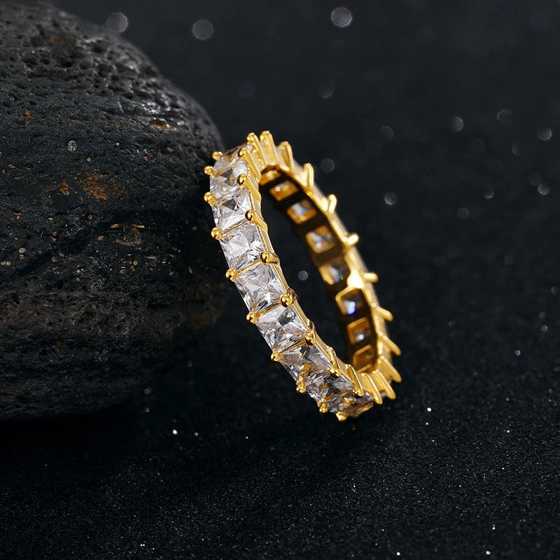 Micro Pave CZ Finger Ring