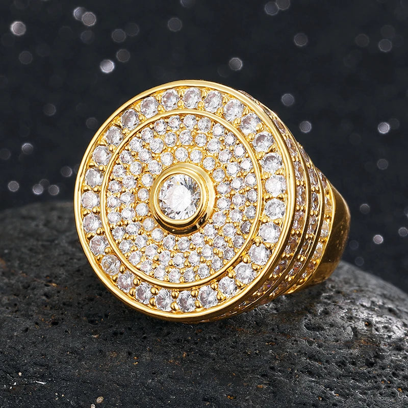 Micro Pave CZ Iced Out Ring