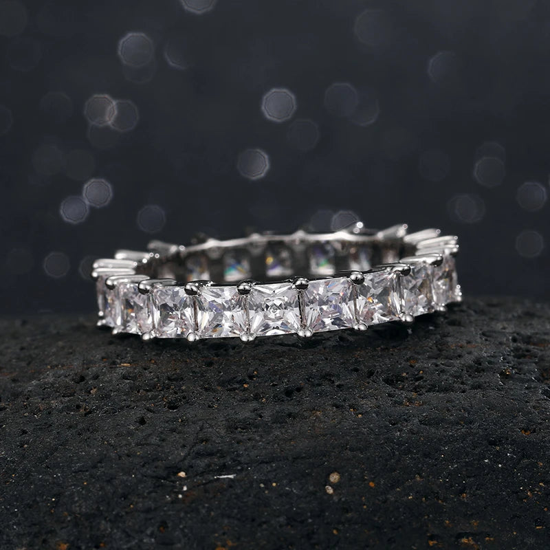 Micro Pave CZ Finger Ring