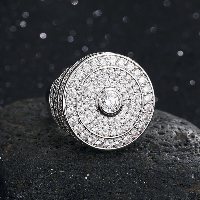 Micro Pave CZ Iced Out Ring