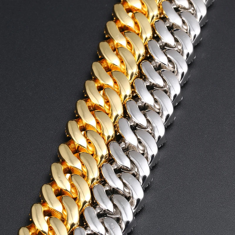 Chunky Cuban Link CZ Bracelet