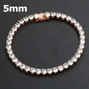 3/4/5mm CZ Tennis Bracelet