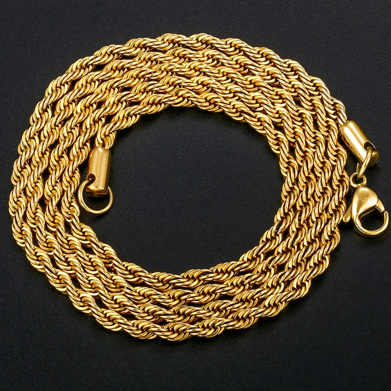 Rope Chain Stainless Steel