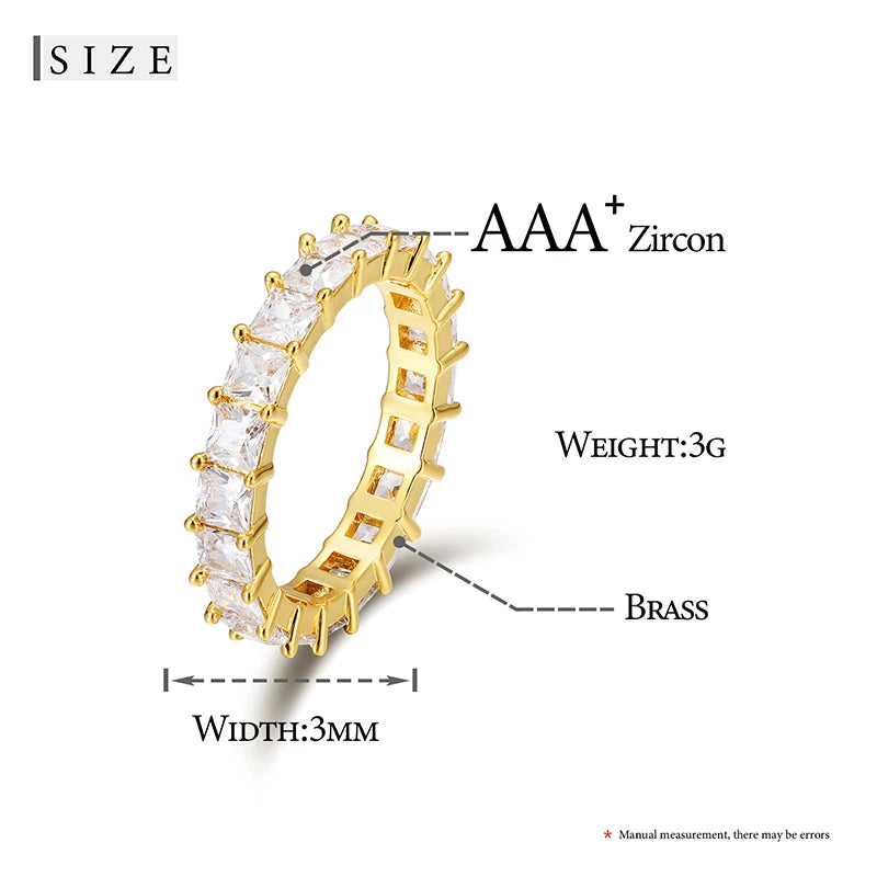 Micro Pave CZ Finger Ring