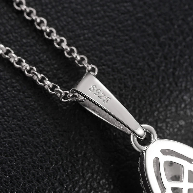 Moissanite Whale Pendant with 40cm Chain